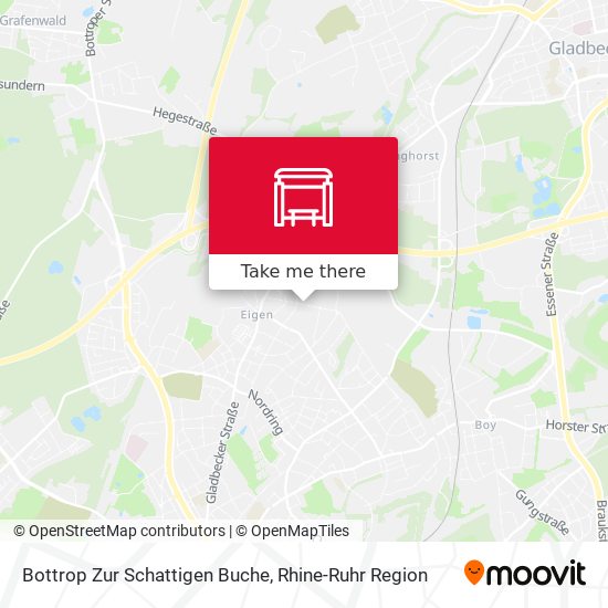Bottrop Zur Schattigen Buche map