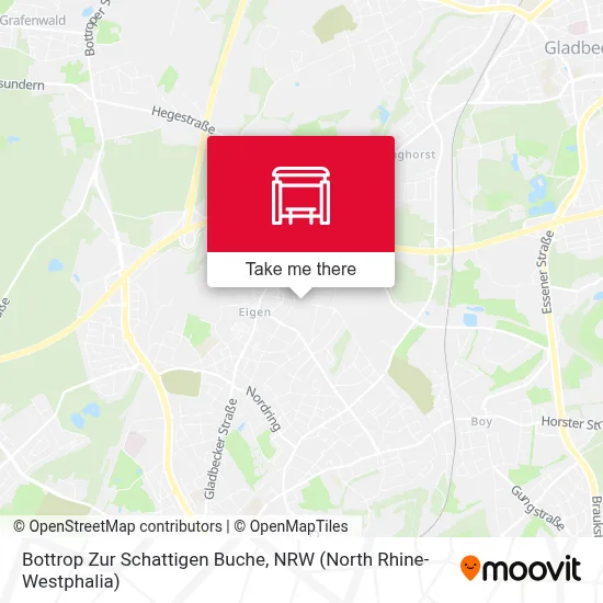 Bottrop Zur Schattigen Buche map