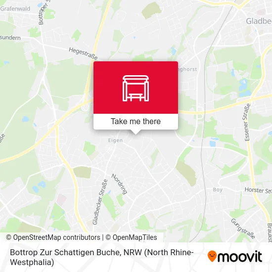 Bottrop Zur Schattigen Buche map