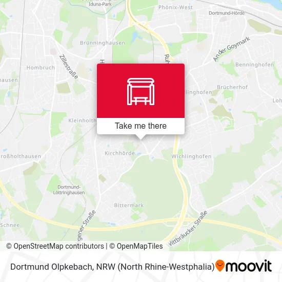 Dortmund Olpkebach map