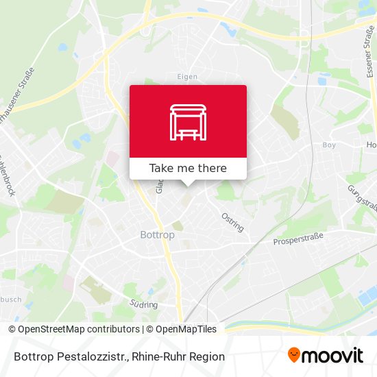 Bottrop Pestalozzistr. map