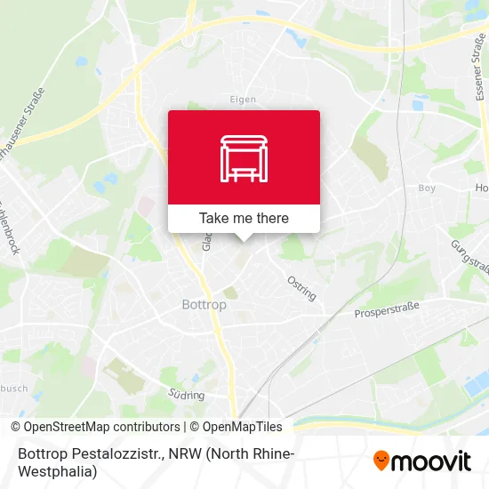 Bottrop Pestalozzistr. map