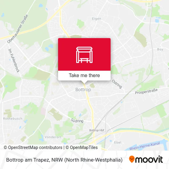 Карта Bottrop am Trapez