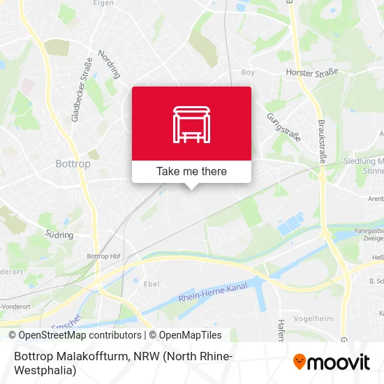 Bottrop Malakoffturm map