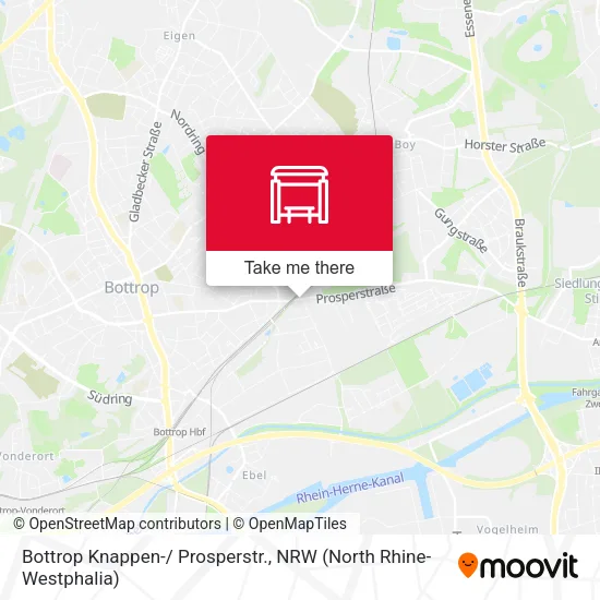 Карта Bottrop Knappen-/ Prosperstr.