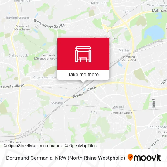 Карта Dortmund Germania