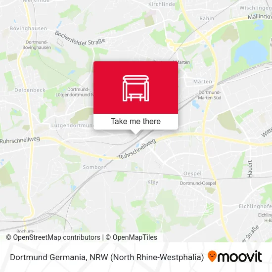 Карта Dortmund Germania