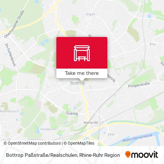 Bottrop Paßstraße/Realschulen map