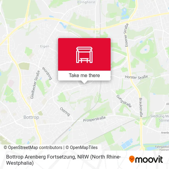 Bottrop Arenberg Fortsetzung map