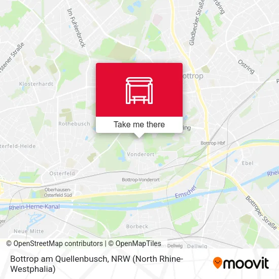 Карта Bottrop am Quellenbusch