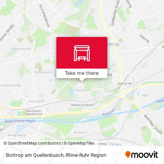 Bottrop am Quellenbusch map