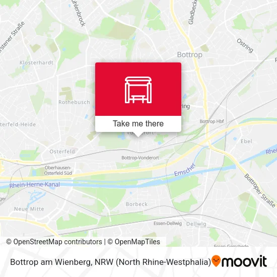 Карта Bottrop am Wienberg