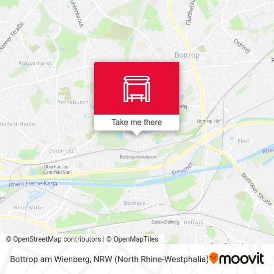 Карта Bottrop am Wienberg
