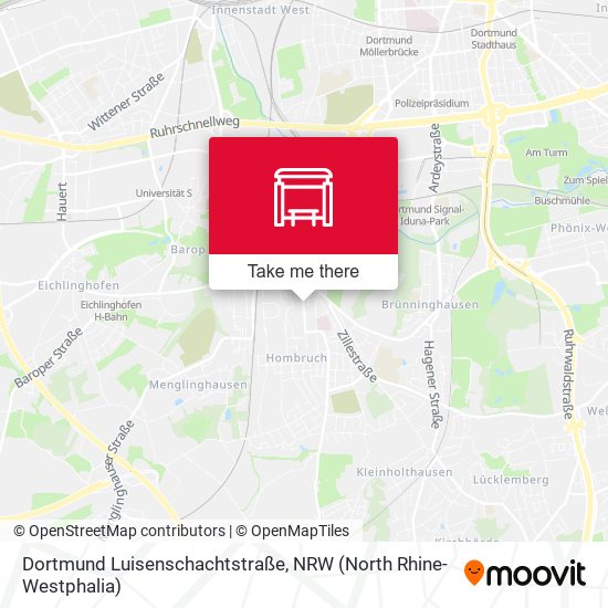 Dortmund Luisenschachtstraße map