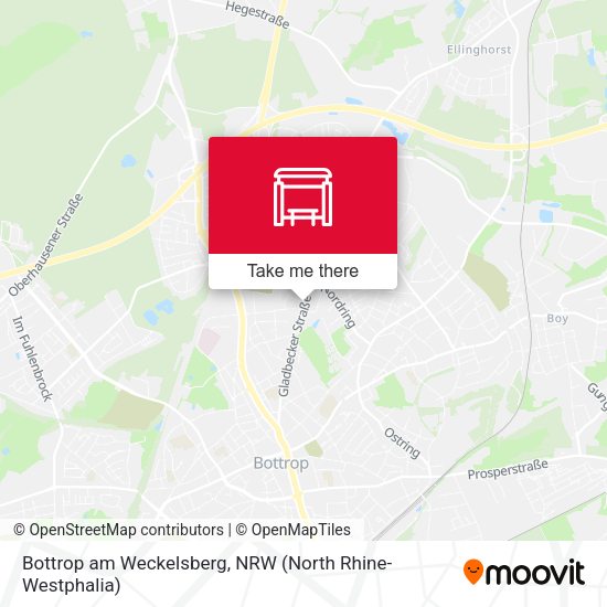 Карта Bottrop am Weckelsberg