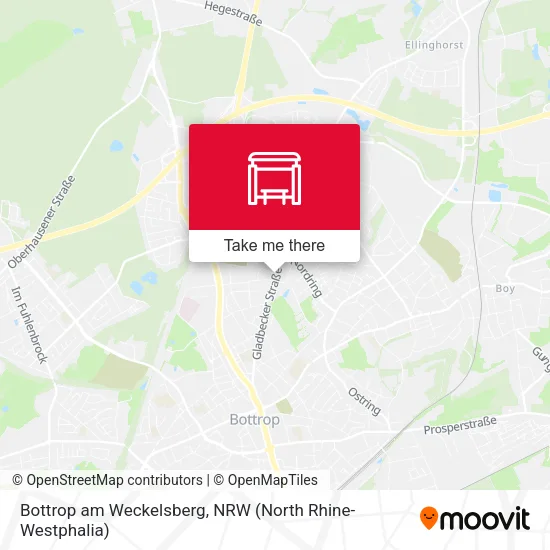 Карта Bottrop am Weckelsberg
