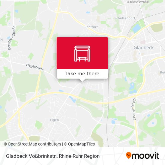 Gladbeck Voßbrinkstr. map