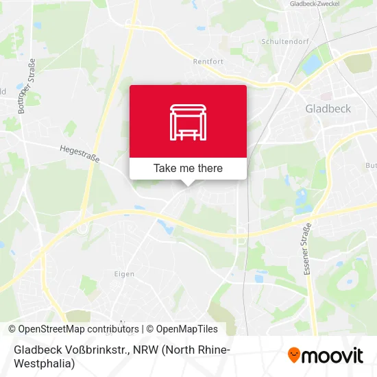 Карта Gladbeck Voßbrinkstr.