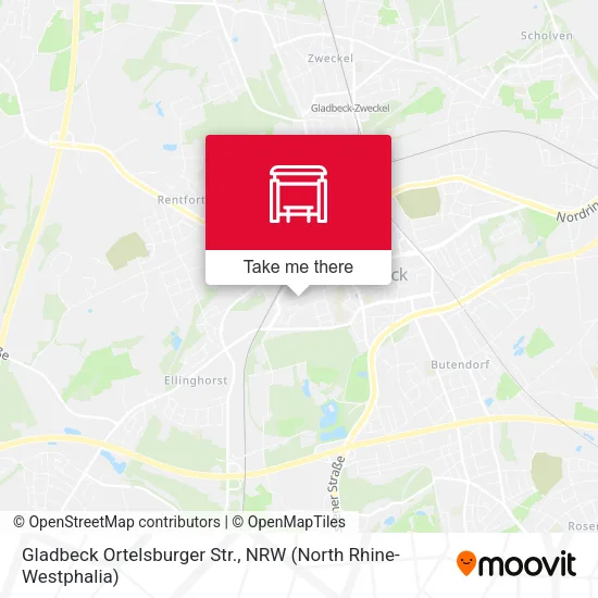 Карта Gladbeck Ortelsburger Str.