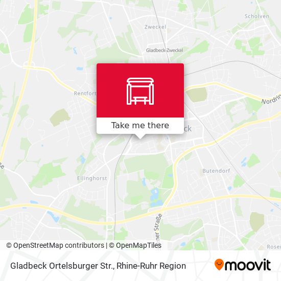 Gladbeck Ortelsburger Str. map