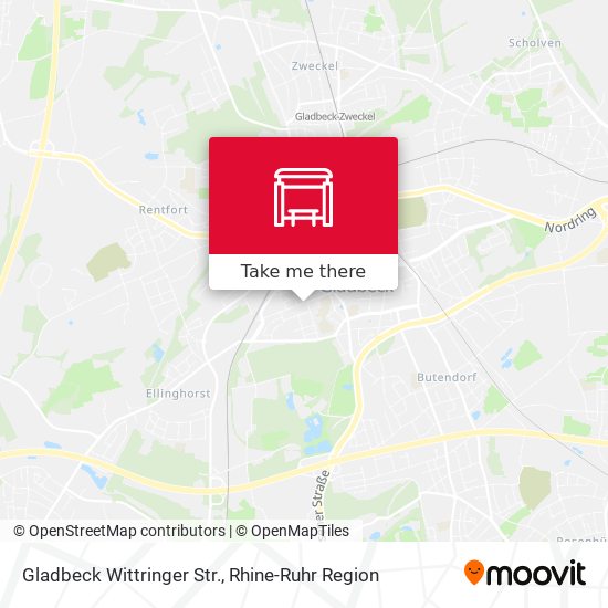 Gladbeck Wittringer Str. map