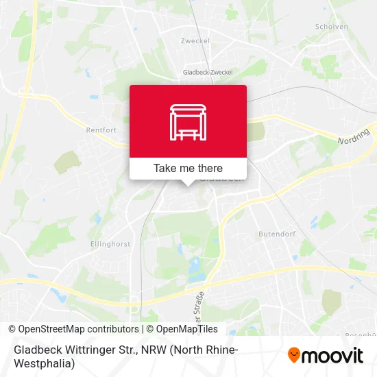 Карта Gladbeck Wittringer Str.