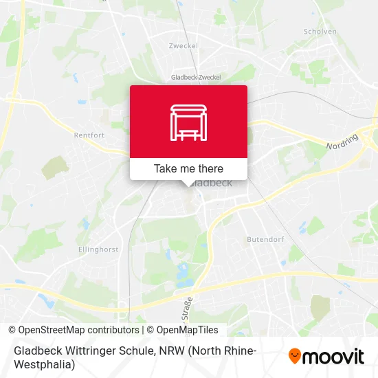 Gladbeck Wittringer Schule map