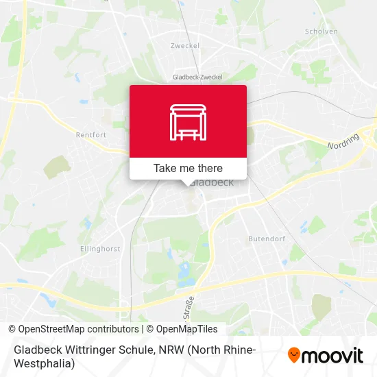 Gladbeck Wittringer Schule map
