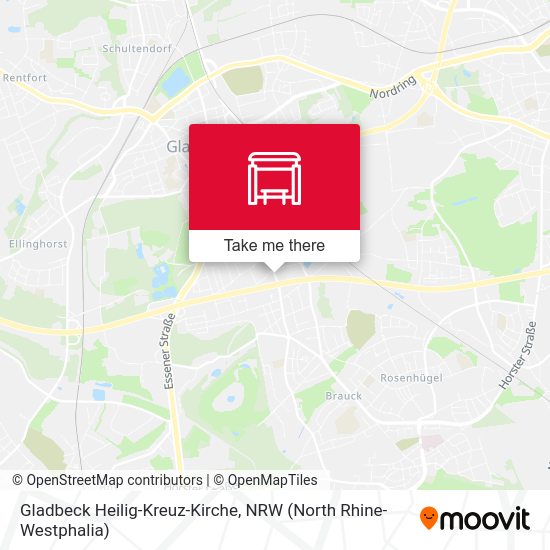 Gladbeck Heilig-Kreuz-Kirche map
