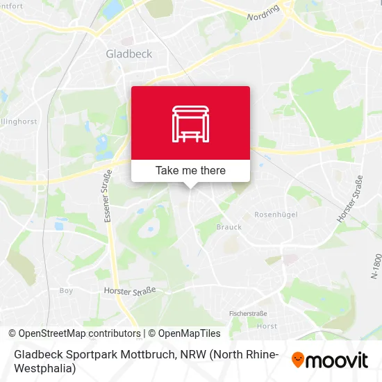 Gladbeck Sportpark Mottbruch map