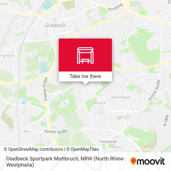 Gladbeck Sportpark Mottbruch map