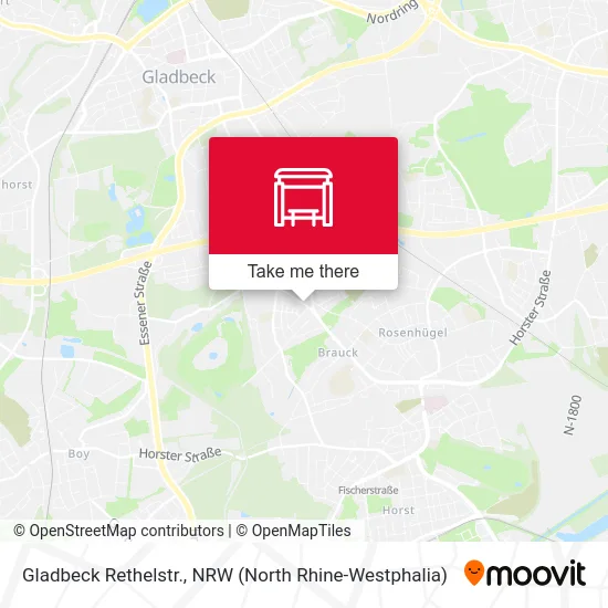 Карта Gladbeck Rethelstr.