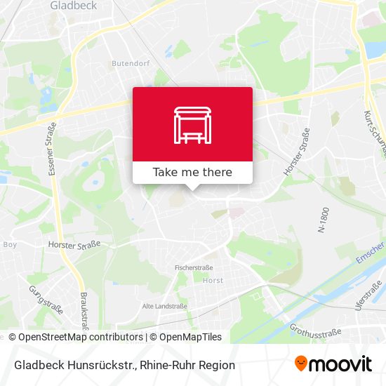 Gladbeck Hunsrückstr. map