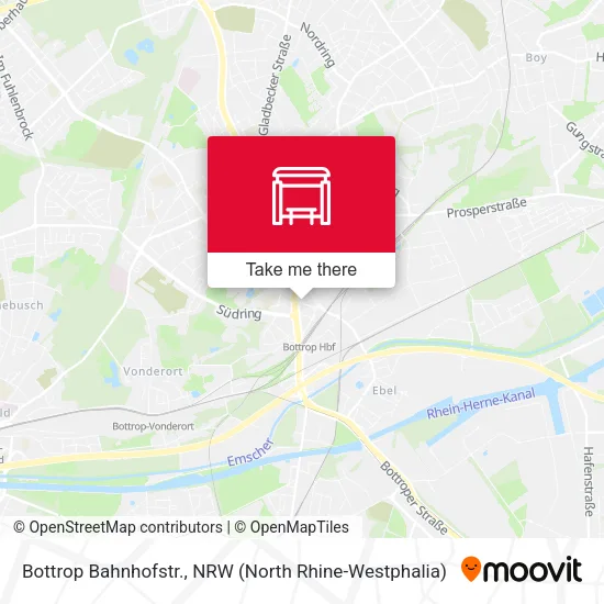 Карта Bottrop Bahnhofstr.