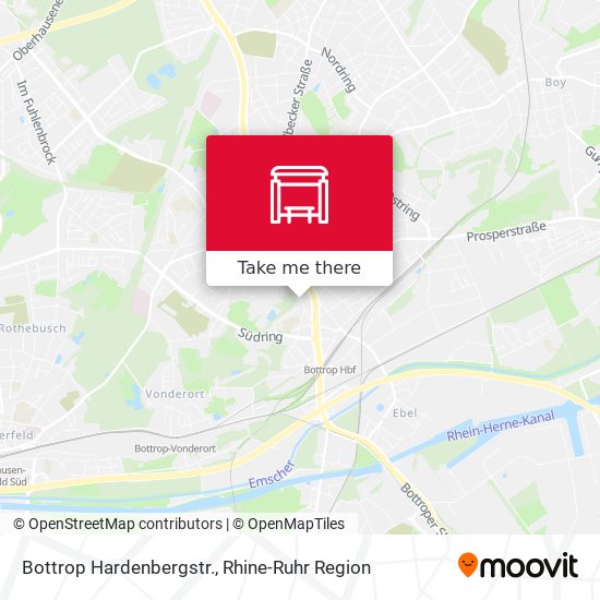 Bottrop Hardenbergstr. map