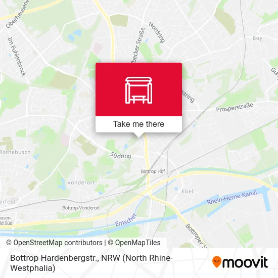 Bottrop Hardenbergstr. map