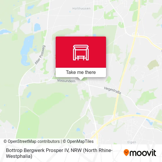 Bottrop Bergwerk Prosper IV map