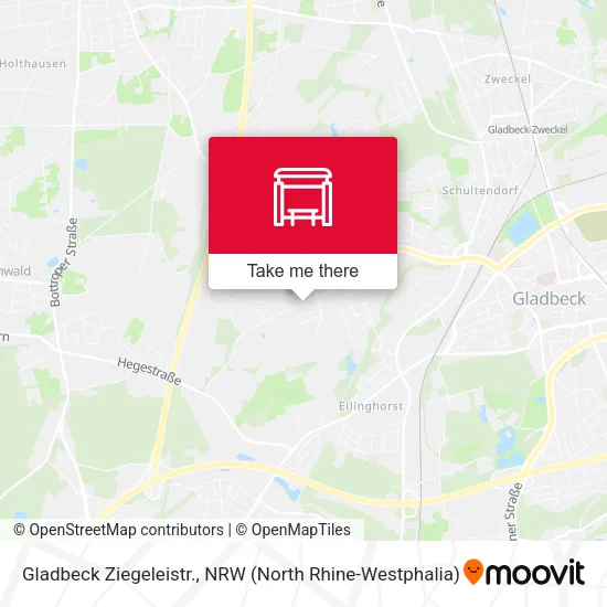 Карта Gladbeck Ziegeleistr.
