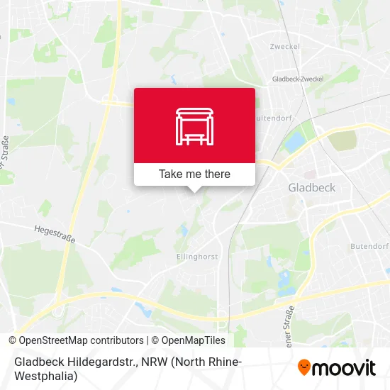 Карта Gladbeck Hildegardstr.