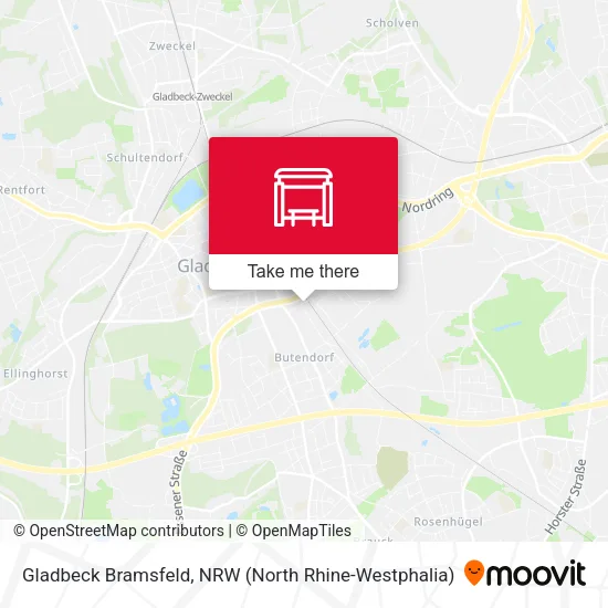 Карта Gladbeck Bramsfeld