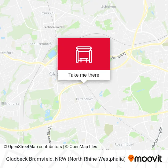 Карта Gladbeck Bramsfeld
