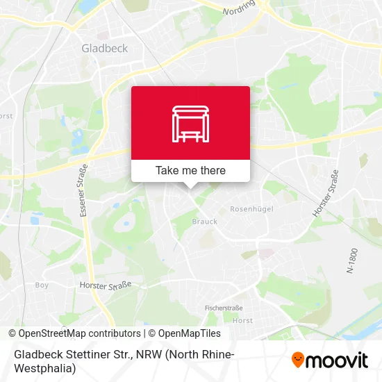 Карта Gladbeck Stettiner Str.