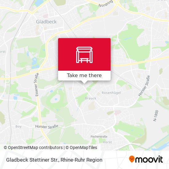 Gladbeck Stettiner Str. map