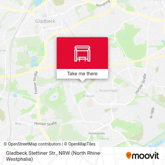 Карта Gladbeck Stettiner Str.