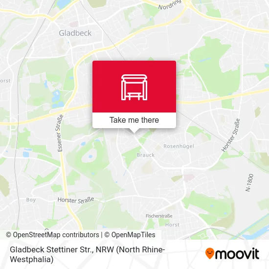 Карта Gladbeck Stettiner Str.