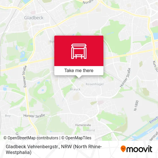 Карта Gladbeck Vehrenbergstr.