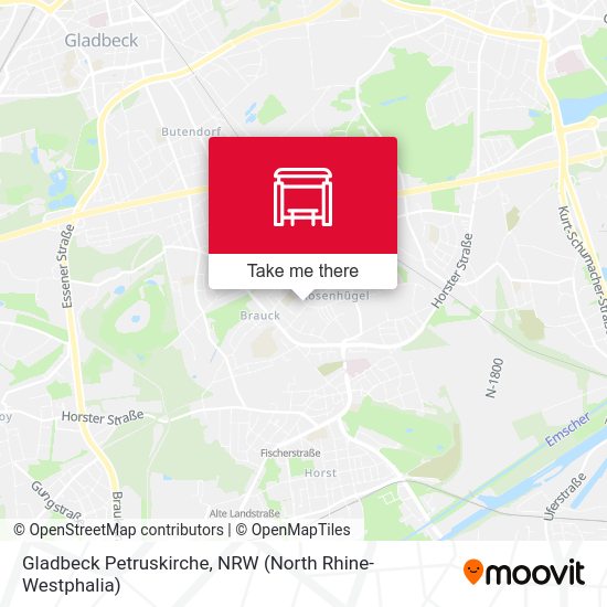 Gladbeck Petruskirche map