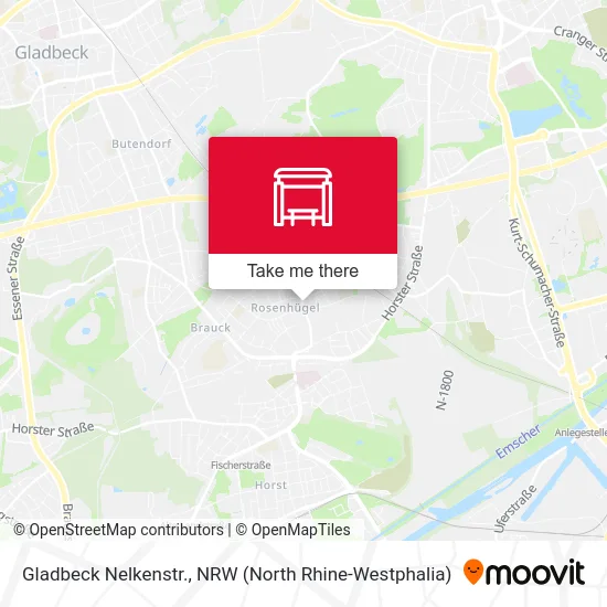 Gladbeck Nelkenstr. map