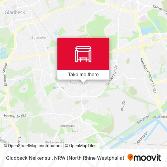 Gladbeck Nelkenstr. map