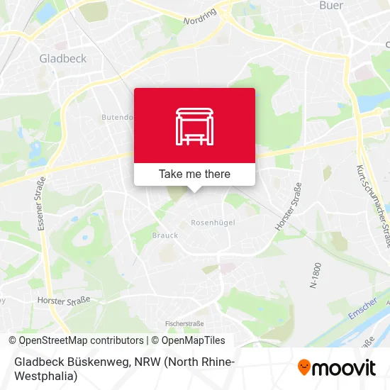 Gladbeck Büskenweg map